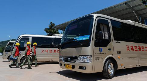 义乌58辆纯电新能源公交车投入运营