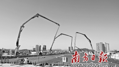 五华特大桥连续梁浇筑完工