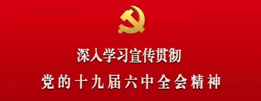 认真学习党的十九届六中全会精神
