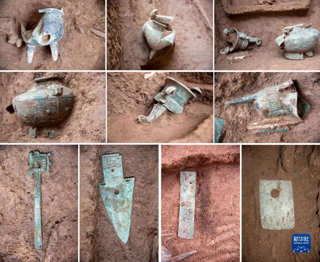 河南安阳发现洹北商城卫星城 出土各类青铜器70余件