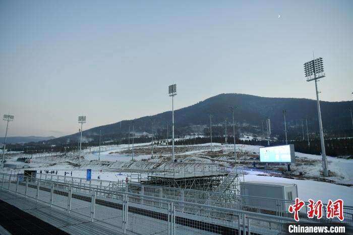 图为北京2022年冬奥会张家口赛区国家越野滑雪中心。　翟羽佳 摄
