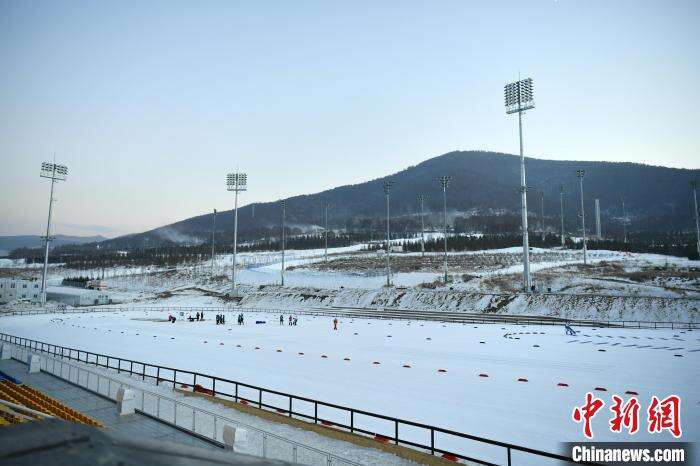 图为北京2022年冬奥会张家口赛区国家越野滑雪中心。　翟羽佳 摄