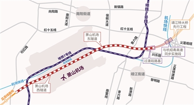 杭州机场高铁开工