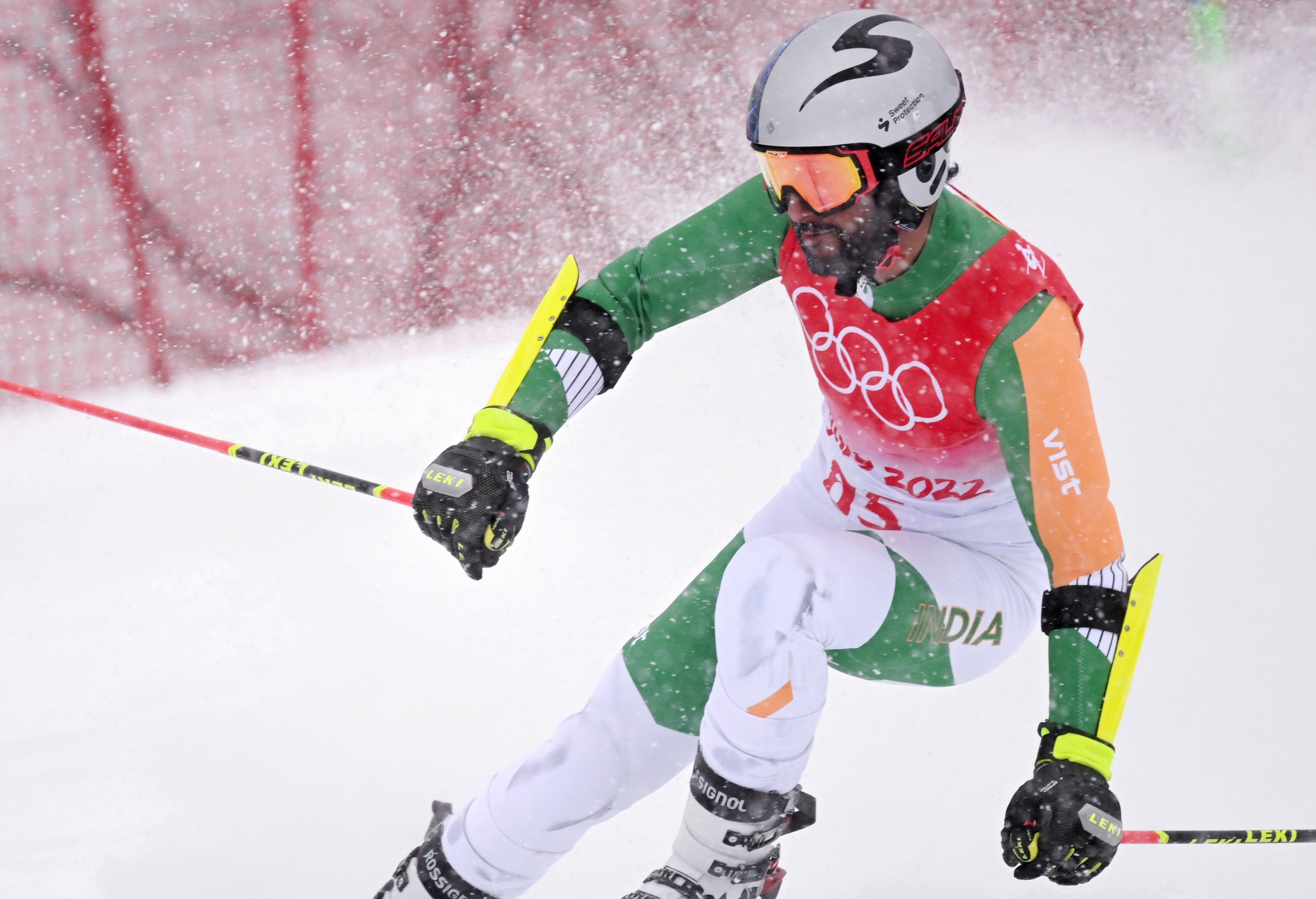 当冬奥遇上大雪，氛围感直接被拉满！