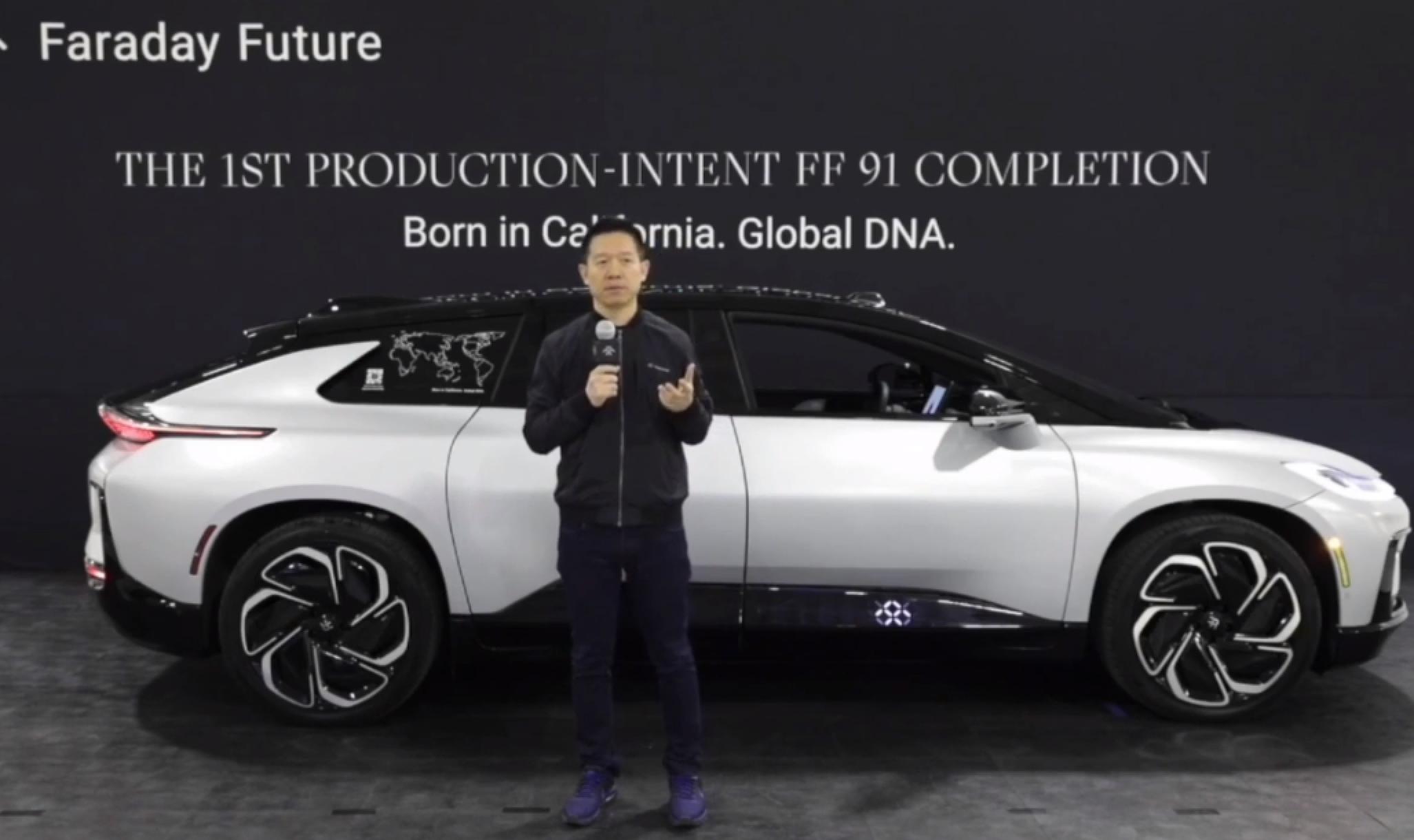 FF 91预量产车下线 贾跃亭等来“春天”？