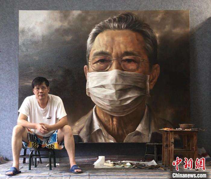 油画《中国共产党党员——钟南山》入藏国博