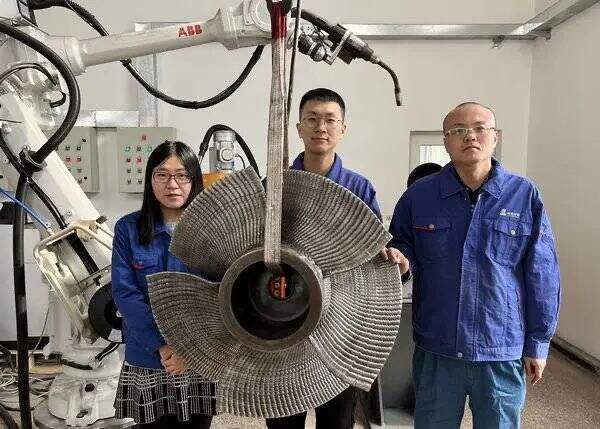 中国首台3D打印轴流式水轮机真机转轮在哈尔滨制造完成
