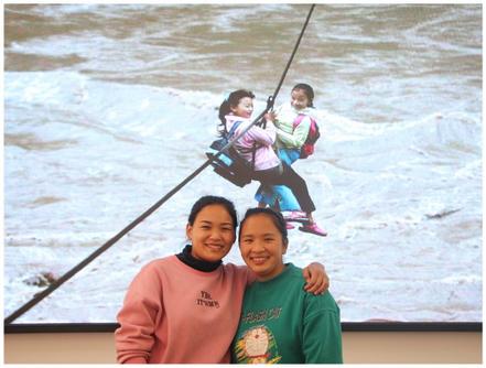 15年前坐溜索过江上学的姐妹长大了 现在生活怎么样?