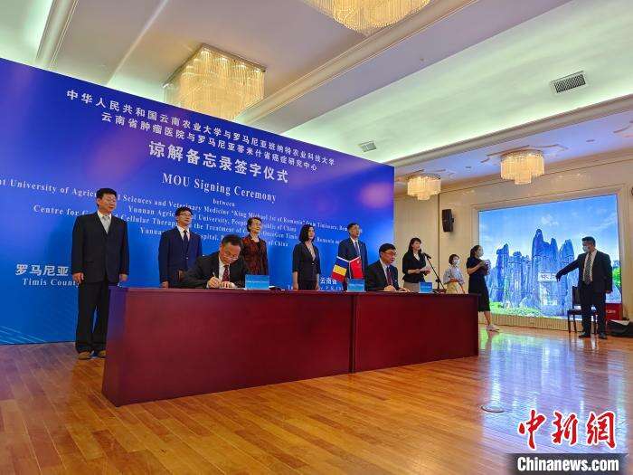 中国云南与罗马尼亚蒂米什“云签字” 加强教育与医疗领域合作