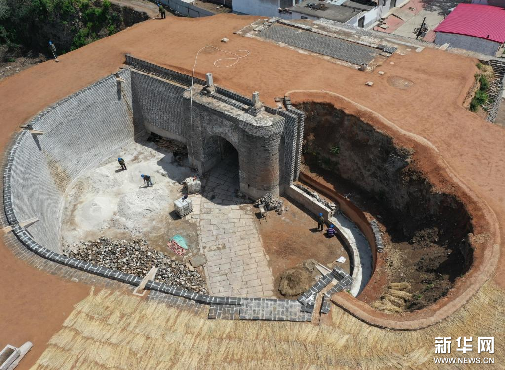 河北卢龙：明代永平府城墙西门等修缮工程加紧施工
