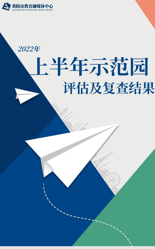 贵阳新增11所市级示范园！2022年上半年示范园评估及复查结果公布