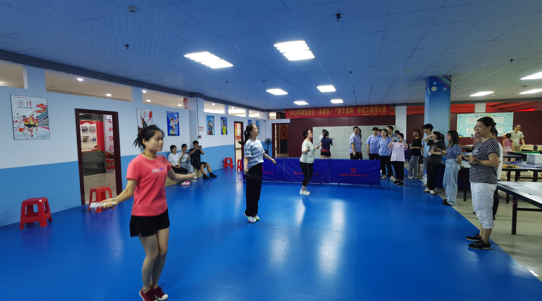 广西柳东新区（高新区）总工会成功举办跳绳比赛