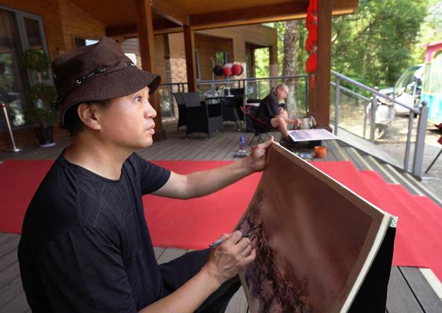 福建建瓯：水彩画出乡村美 别样庆中秋