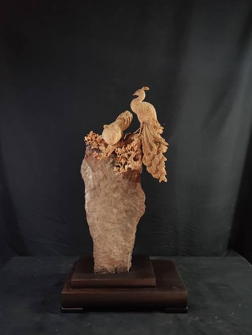 根雕大师邱小明--绽放的“雕刻之花”