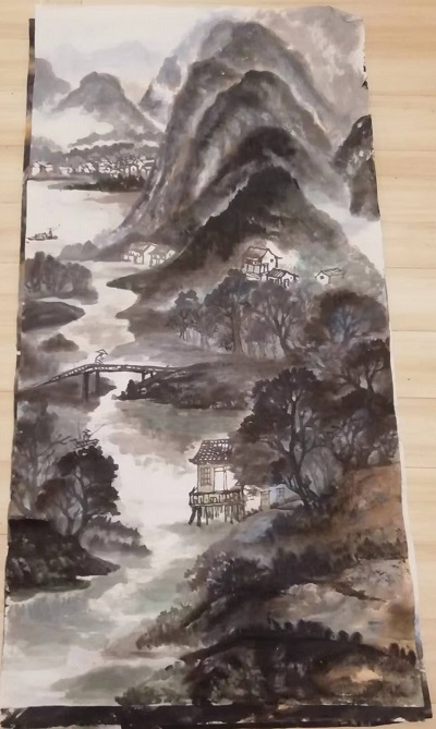 国画艺术家申建国作品赏析--版画大师李连柯爱徒