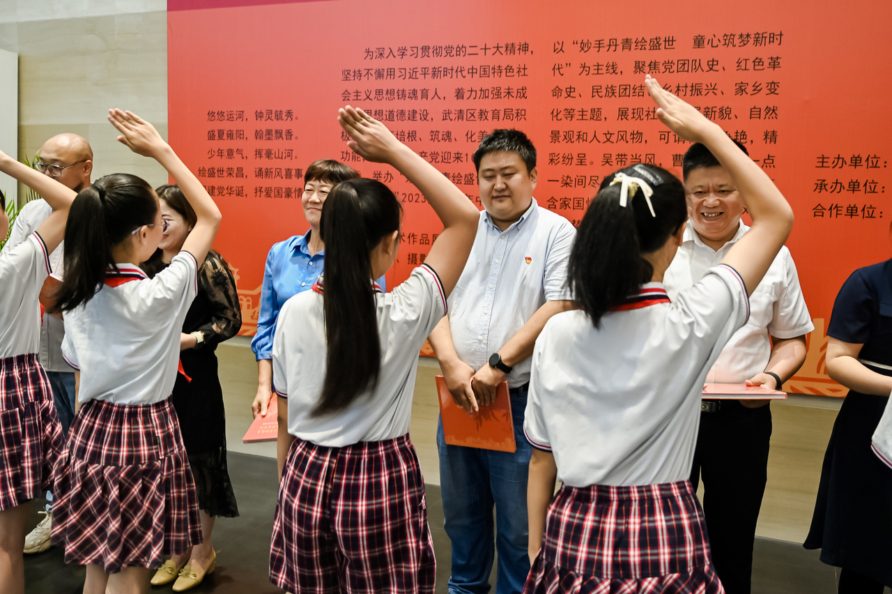 “妙手丹青绘盛世 童心筑梦新时代”2023年武清区中小学艺术作品展开展啦！