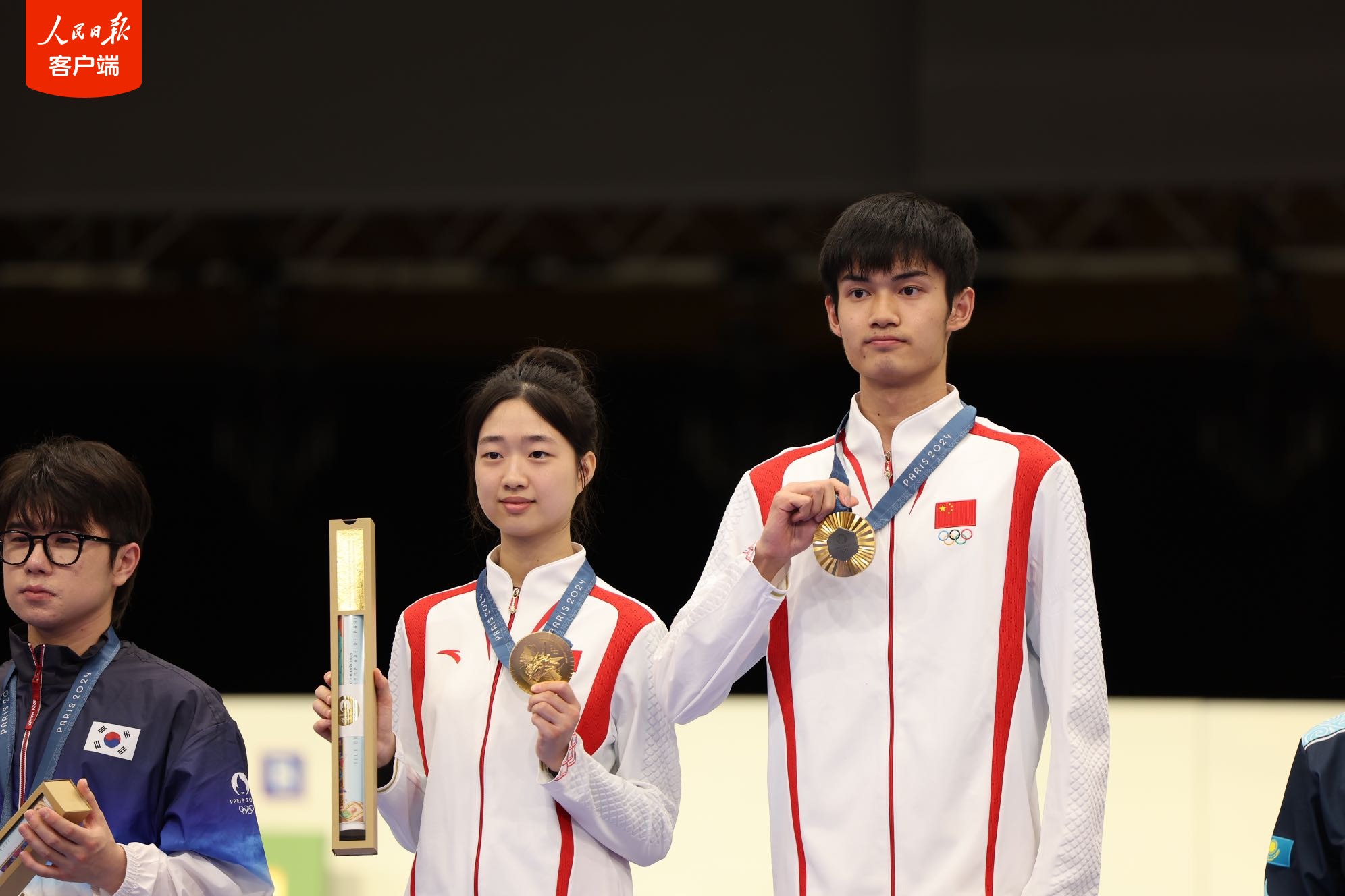 00后组合，登上巴黎奥运会领奖台