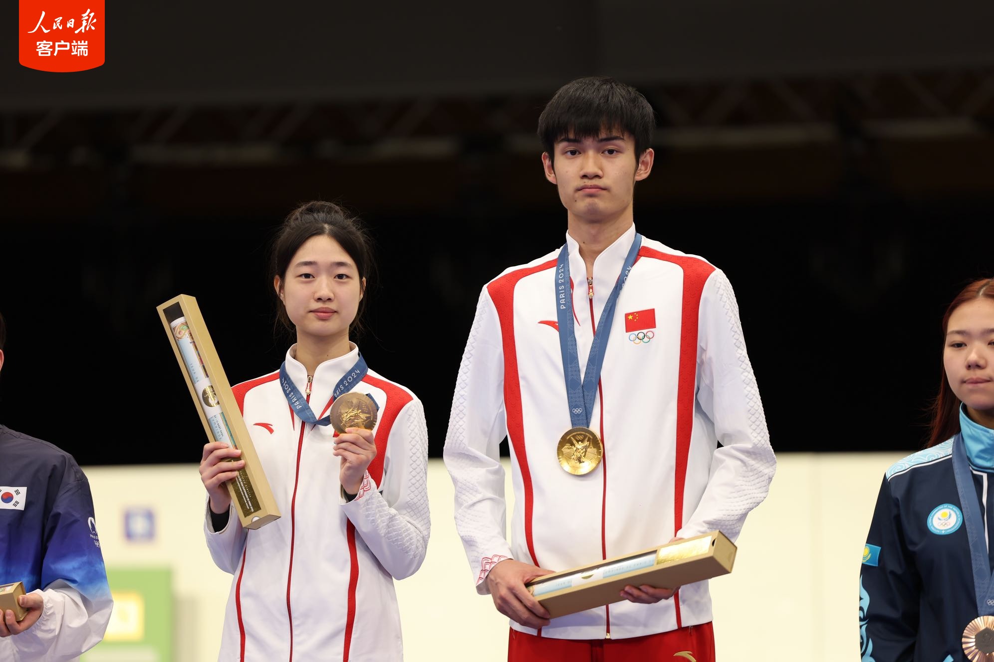 00后组合，登上巴黎奥运会领奖台