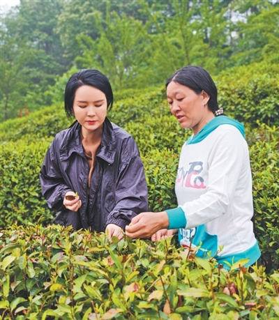“家乡越来越好，我的干劲儿也越来越足”